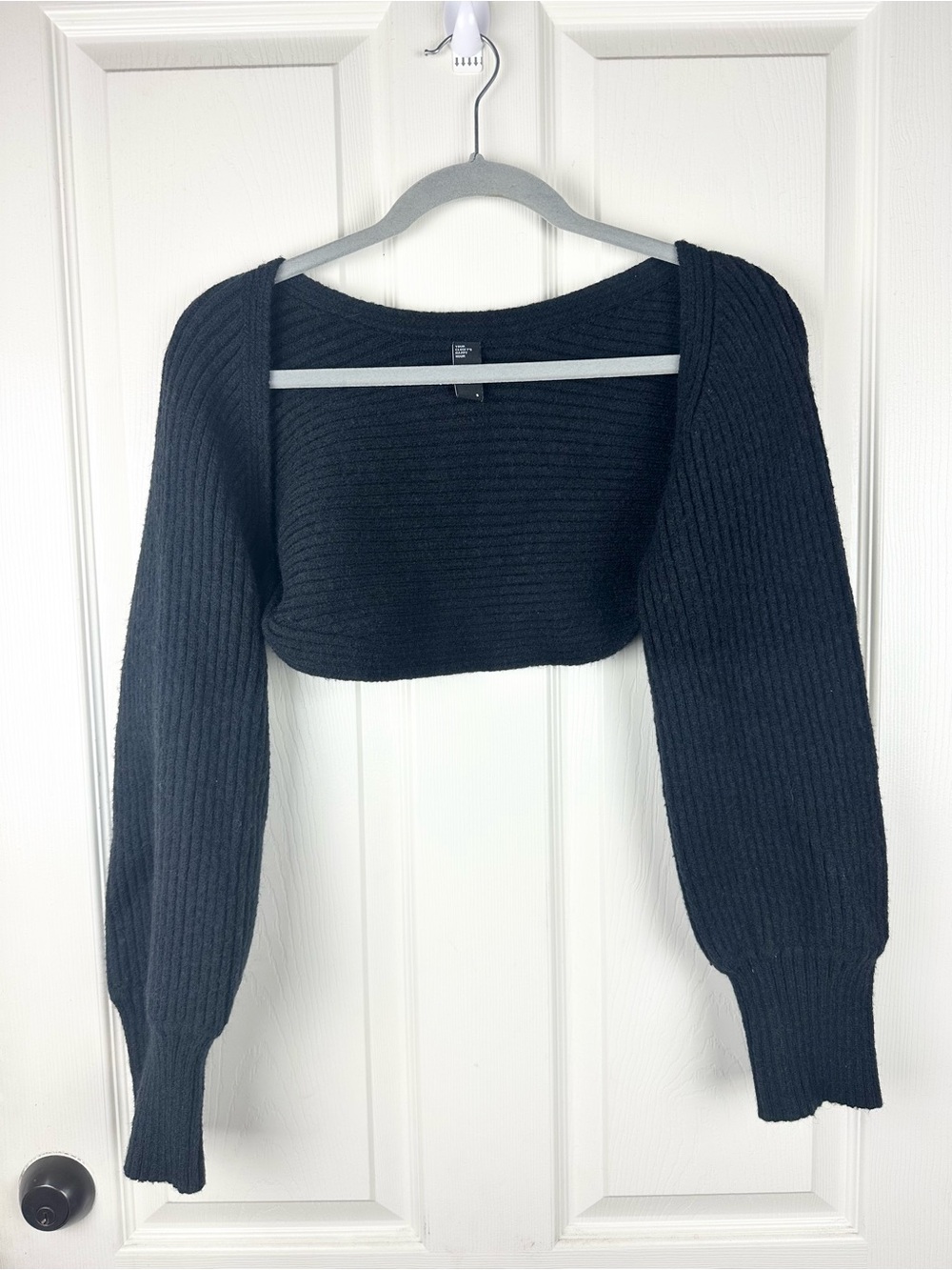Cider Black Shrug Long Sleeve Small